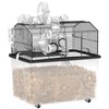 PawHut Large Hamster Cage with 12" Deep Tray, 2 Tier