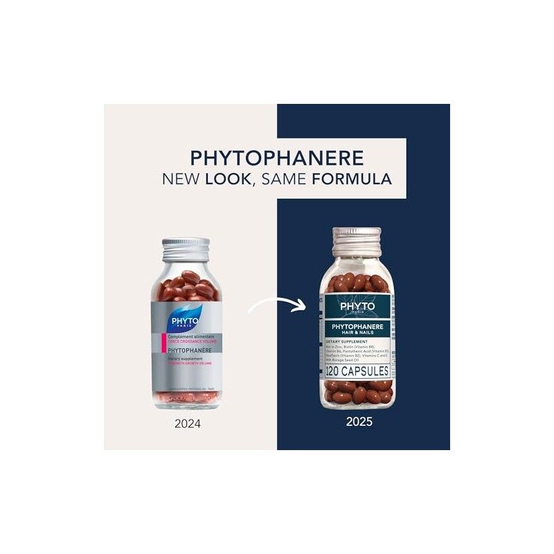 PHYTO Phytophanère 100% suplemento dietético natural para la pérdida de