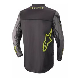 Alpinestars NEW ALPINESTARS YOUTH RACER TACTICAL JERSEY BLKGREY CAMOYLW FLUO YX / 482-9749YX