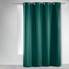 Douceur d'Intérieur, Emerald Blackout Eyelet Curtain 135 x 240 cm