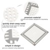 lOVEhAPPENS Drain Hair Catcher,Shower stall Drain Protector,Durable Square Shower Hair