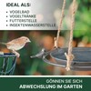 TOPANBIETER 999 Bird Bath Water Bath for Wild Birds Hanging