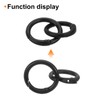 uxcell 10Pcs Spring O Rings, 3/4"(19mm) ID Zinc Alloy Trigger