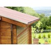 INEFA Downpipe 100 cm, PVC DN75 / 75 mm, Brown,