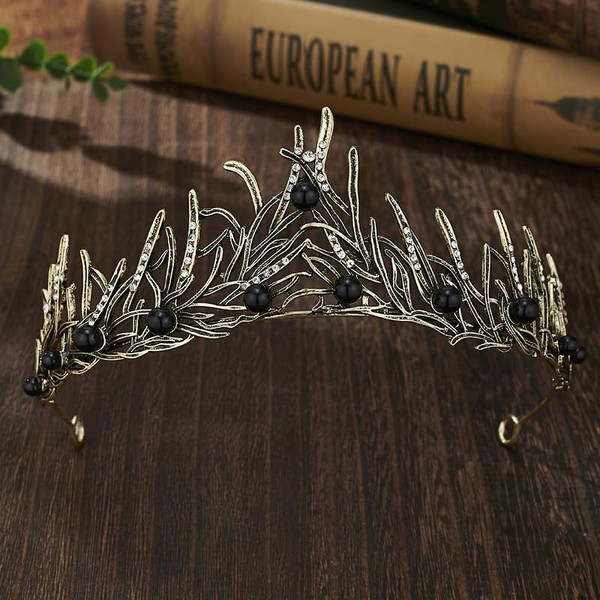 ASTRUE Sparkling Crystal Tiaras & Crowns for Women & Girls