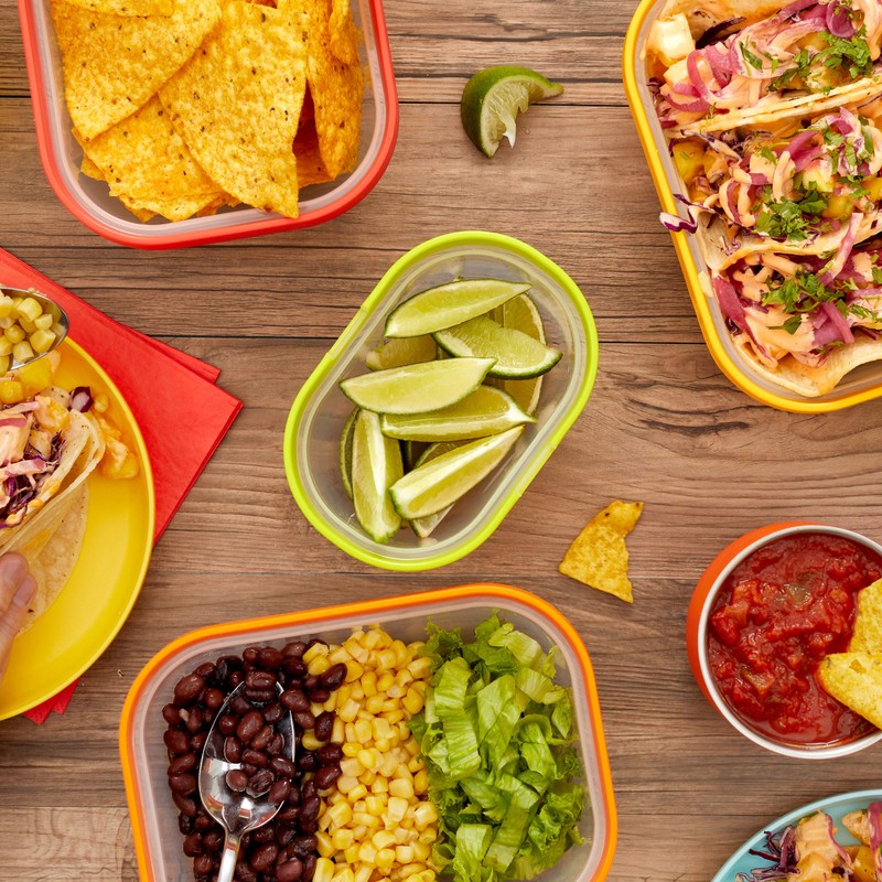 Zoku - Neat Stack - Stackable Food Storage Containers with