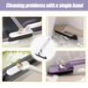 Multifunctional Rotating Crevice Tool 360 Degree Rotation Hard Bristles Household