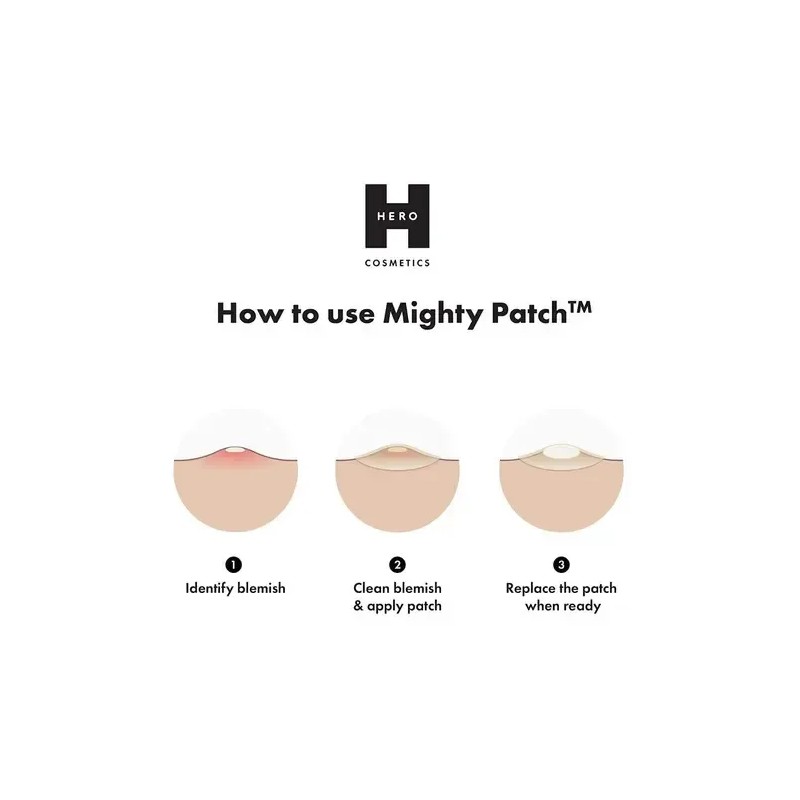Mighty Patch Tratamiento Hidrocoloide Antiacné 72 pzs para Manchas Piel