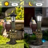 Eagle Outdoor Solar Statue 14x6 Inch, Garden Decoration Outdoor Waterproof,