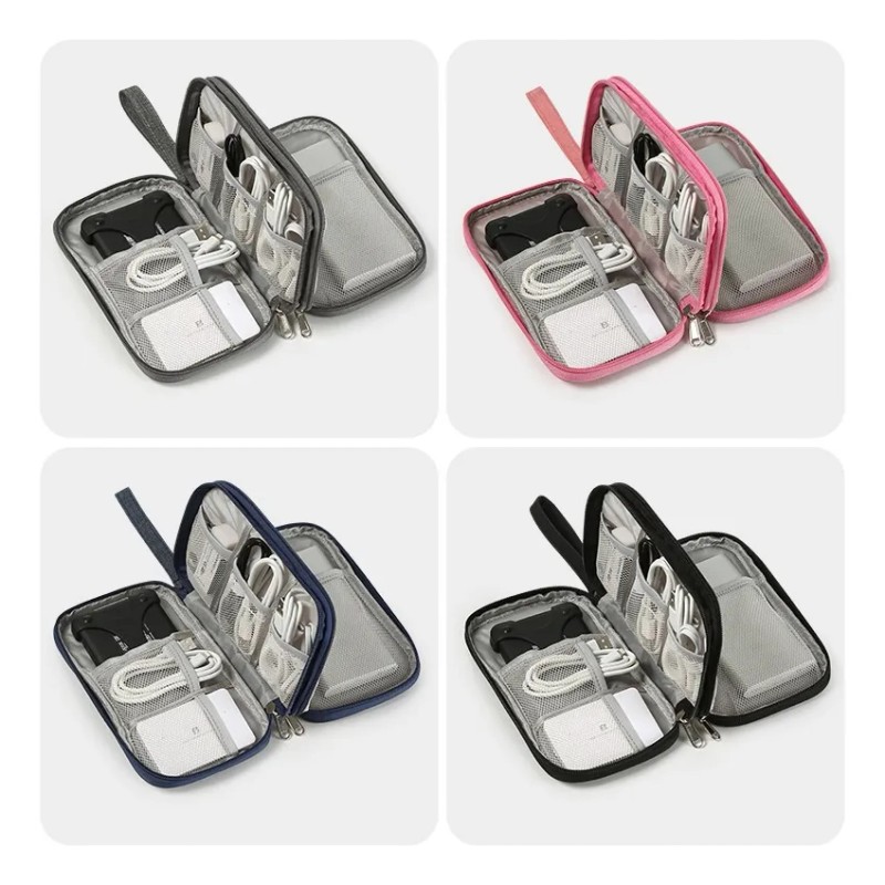 Estuche Cargador Usb Organizador Bolsa De Cables Impermeable