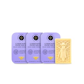 Moisturising Solid Hand Cream Bars | For Dry & Sensitive Hands Gardeners Scent | Natural Hand Cream | Luxury Gift | Cruelty Free | Edinburgh Skincare Company