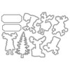 LZBRDY Reindeer & Christmas Tree Stamps and Dies for Christmas
