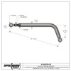 5.5 Bend Lightweight Chromoly Adjustable Panhard Bar, 20 Inch