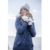 HEAT HOLDERS - Ladies Cute Striped Fairisle Warm Knitted Fleece