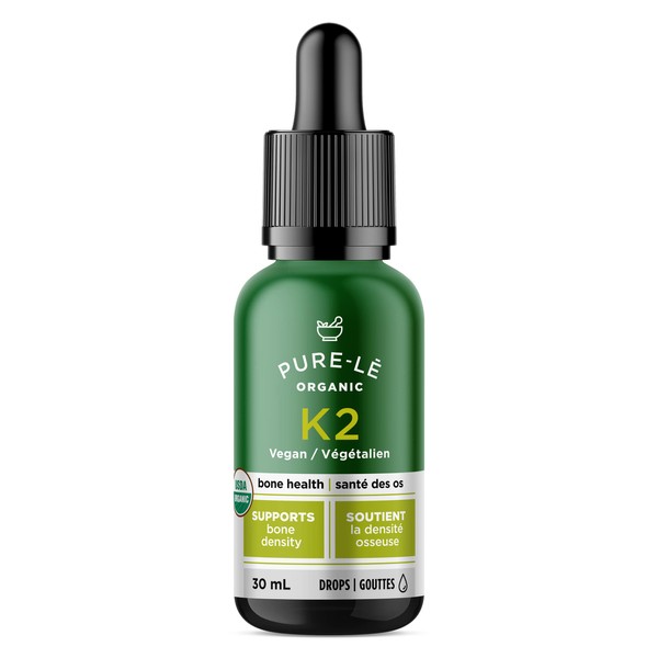 Pure-le Natural USDA Organic Vitamin K2 (MK-7) drops for your