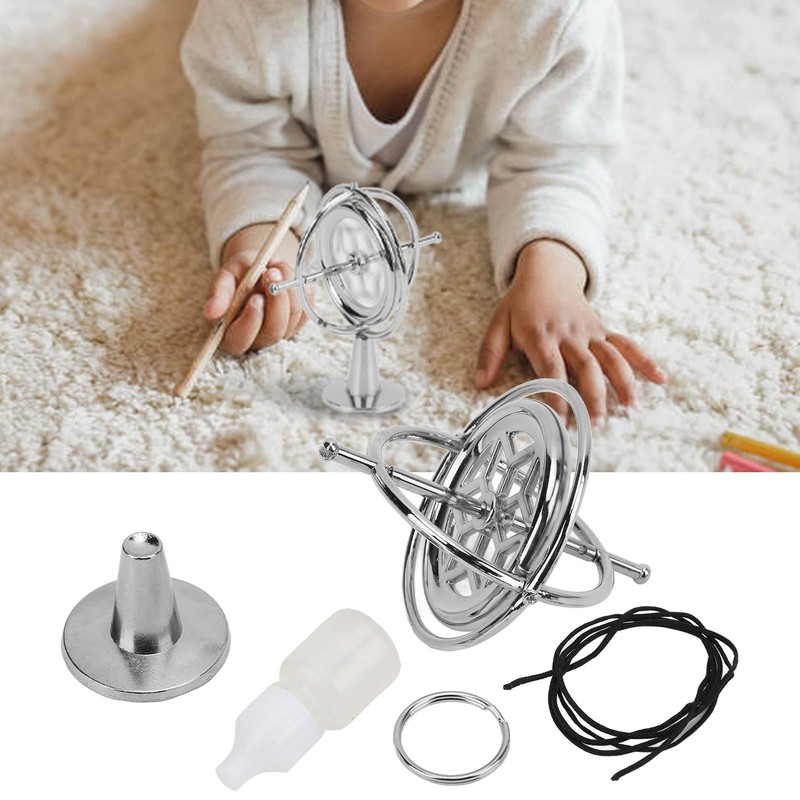 Metal Gyroscope Anti, Top Balance Gyroscope Gyroscope Gravity Rotating Toy