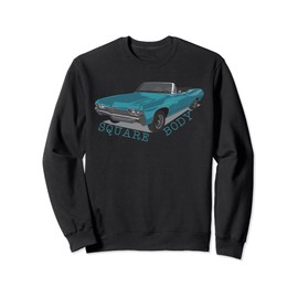 Retro Vintage Classic Square Body Boxy Car Pickup Truck Sweatshirt