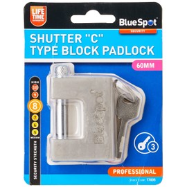 Fort Knox 77035 Shutter C Type Block Padlock, Gold, 60 mm