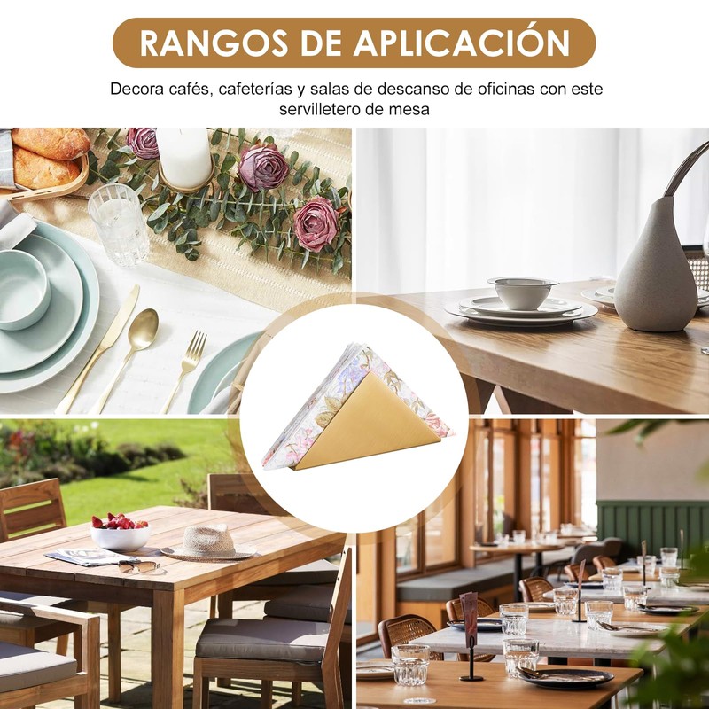 Servilletero Triangular, OUDAR Servilleteros para Mesa Elegantes, Servilleteros para Mesa