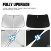 D-Lumina Windshield Sun Shade Compatible with GMC Sierra 1500 2500