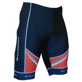 Berkner Copenhagen Cycling Shorts Gel Padding Bike Shorts – Silver Ions Plus Size Up To Size 5 XL, black, 4xl