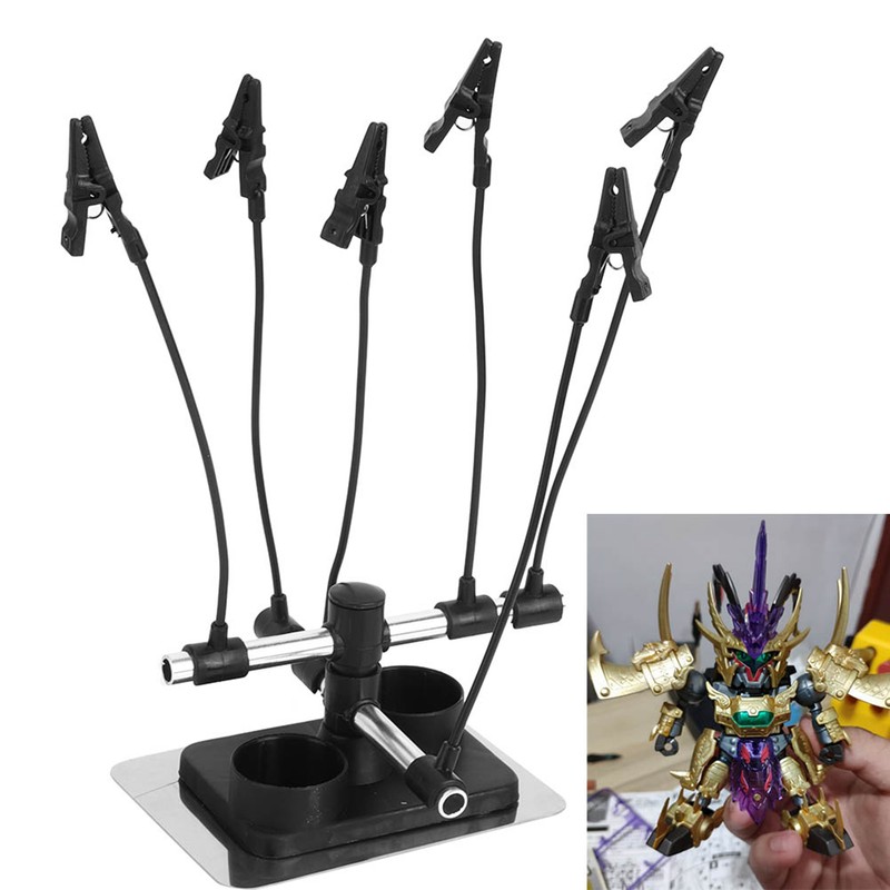 Professional Airbrush Bracket Tattoo Airbrush Sprayer Stand Holder Clips Model
