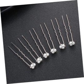 6Pcs Bridal Hair Fork Wedding Hair Sticks with Pearls Rhinestones Elegant Accessories for Brides for Weddings Special Occasions