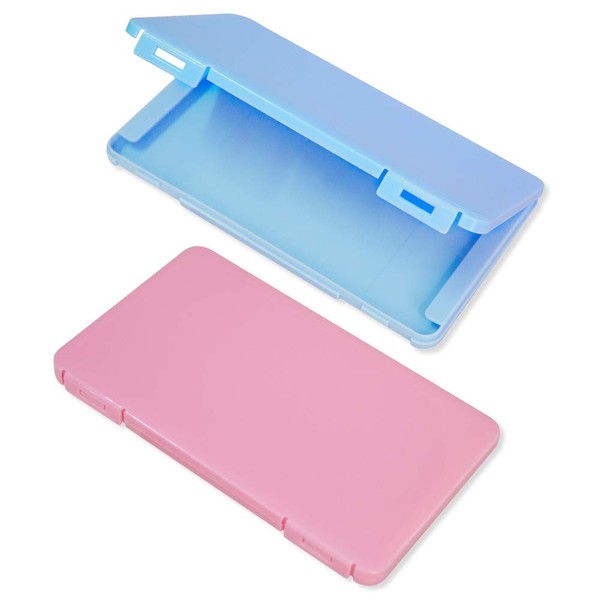 Kalolary 2 Pack Mask Storage Box, Storage Case Organizer Keeper