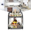 Wall Corner Storage Shelf 2 Tier Space Saving Versatile Durable