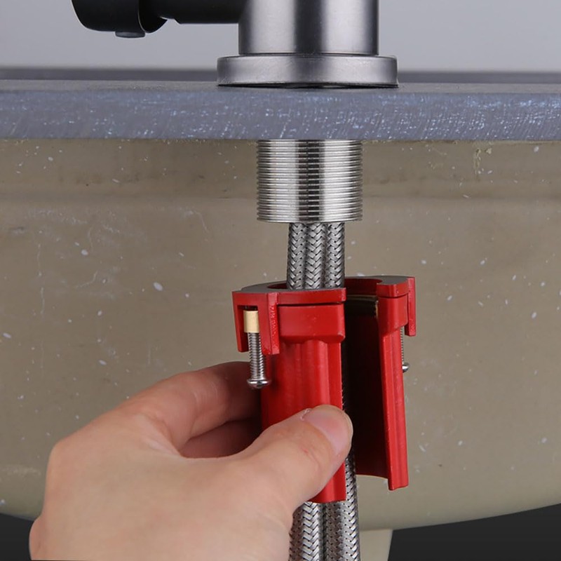 Safycaby 3 PCS Kitchen Faucet Fixing Nut - Anti-Loosening Lock