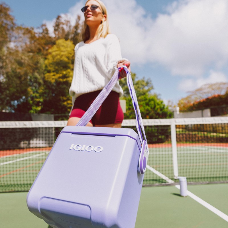 Igloo Lilac Breeze 11 Qt Tag-Along Too Strapped Picnic Style