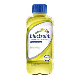 Electrolit, Electrolyte Beverage, Lemon-Lime, 21 Fl Oz bottle (Pack of 12)