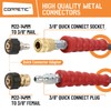 Corretic 3/8" Pressure Washer Hose for Cold and Hot Water,