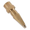 Fan Shaped Fountain Nozzle Copper Adjustable Uniform Water Spray Fan