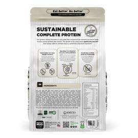 Nature’s HUG Dry Dog Food, For Adult-Toy & Small Breeds, 5 lb. bag, Just Like Chicken Recipe, Grain Free & Hypoallergenic, Supports Microbiome Health, Sustainable Complete Protein & Balanced Nutrition