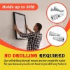 Heavy Duty 100PCS Zinc Self-Drilling Drywall Anchors, 50 Heavy Duty