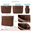 VILAU Women’s Bag-in-Bag, Reinforced Bottom, Recommended by Professional Organizers, for