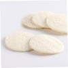 BIUDECO 10pcs Natural Loofah Facial Exfoliating Sponge for Deep Cleansing