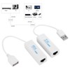 USB 2.0 200M Extender RJ45 Ethernet Extension Cable Network Cable