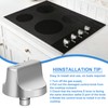 Upgraded W11418244 Range Knobs Compatible with Whirlpool Gas Stove Knob