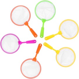 TOYANDONA Juguetes De Baño Para Niños Red De Pesca Para Baño Juego De Pescar Para Niños 6 Piezas Mango Antideslizante Para Atrapar Peces Y Fácil De Llevar