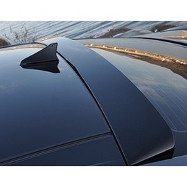 LIGHTKOREA Rear Roof Top Spoiler Glossy Black For Hyundai Genesis G80 2015 2016 2017 2018