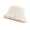 Clakllie Warm Earflaps Bucket Hat Faux Fur Hunting Hats Winter
