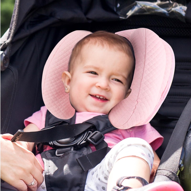 KAKIBLIN 2 in 1 Baby Head Pillow with Banana Neck