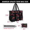 BARRGIE Utility Tote - Water Resistant Bag with 19 Exterior