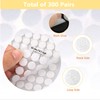 Punti autoadesivi in velcro, 20 mm, 600 pezzi, con velcro,