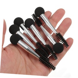 FRCOLOR 3sets Makeup Brush Set for Women Eyebrow Spoolie Foundation Sponge Brush Applicator Tools 6pcs*3