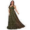 Plus Size Sleeveless Glitter Sequined Womens Long Formal Gown Aline