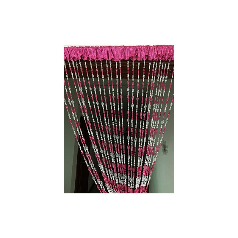 ZiDeTang Acrylic Beaded Door Curtain Décor Tassel Room Divider Curtain