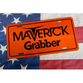 Orange  Ford MAVERICK GRABBER tag license plate 1970 1971 1972 1973 1974 1975